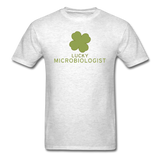 "Lucky Microbiologist" - Men's T-Shirt light oxford / S - LabRatGifts - 9
