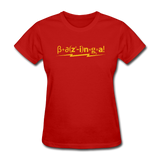 "Bazinga!" - Women's T-Shirt red / S - LabRatGifts - 1