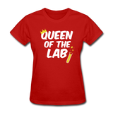 "Queen of the Lab" - Women's T-Shirt red / S - LabRatGifts - 4