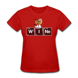 "Wine Periodic Table" - Women's T-Shirt red / S - LabRatGifts - 6