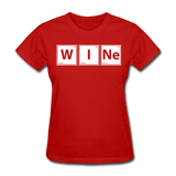 "WINe" - Women's T-Shirt red / S - LabRatGifts - 3