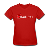 "Lab Rat, Check" - Women's T-Shirt red / S - LabRatGifts - 8