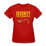 "Security Ebola Laboratory" - Women's T-Shirt red / S - LabRatGifts - 10