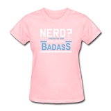 "Nerd?" - Women's T-Shirt pink / S - LabRatGifts - 9