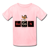 "Bacon Periodic Table" - Kids T-Shirt pink / XS - LabRatGifts - 4