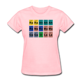 "Lady Gaga Periodic Table" - Women's T-Shirt pink / S - LabRatGifts - 11