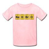 "NaH BrO" - Kids' T-Shirt pink / XS - LabRatGifts - 2