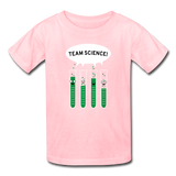 "Team Science" - Kids' T-Shirt pink / XS - LabRatGifts - 2