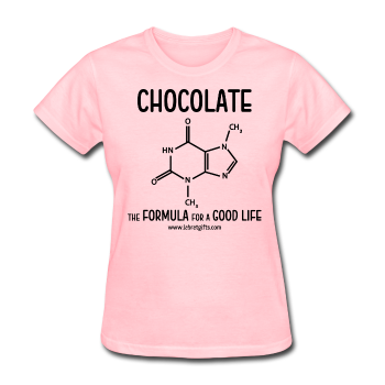 "Chocolate" - Women's T-Shirt pink / S - LabRatGifts - 2