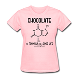 "Chocolate" - Women's T-Shirt pink / S - LabRatGifts - 2