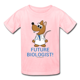 "Future Biologist" (Matt) - Kids' T-Shirt pink / XS - LabRatGifts - 3