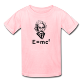 "Albert Einstein: E=mc²" - Kids' T-Shirt pink / XS - LabRatGifts - 3