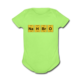 "NaH BrO" - Baby Short Sleeve One Piece kiwi / Newborn - LabRatGifts - 2