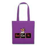 "BaCoN Periodic Table" - Tote Bag purple / One size - LabRatGifts - 2