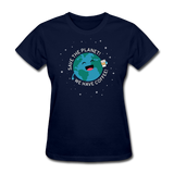 "Save the Planet" - Women's T-Shirt navy / S - LabRatGifts - 2