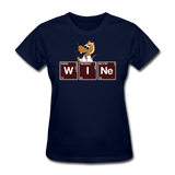"Wine Periodic Table" - Women's T-Shirt navy / S - LabRatGifts - 9