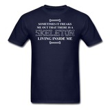 "Skeleton Inside Me" - Men's T-Shirt navy / S - LabRatGifts - 2