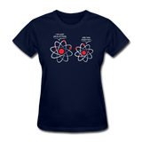 "I've Lost an Electron" - Women's T-Shirt navy / S - LabRatGifts - 1
