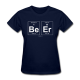 "BeEr" - Women's T-Shirt navy / S - LabRatGifts - 2