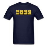 "NaH BrO" - Men's T-Shirt navy / S - LabRatGifts - 2
