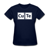 "CuTe" - Women's T-Shirt navy / S - LabRatGifts - 8
