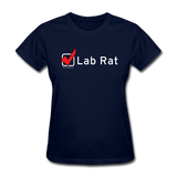 "Lab Rat, Check" - Women's T-Shirt navy / S - LabRatGifts - 9