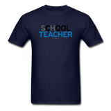 "sChOOL Teacher" - Men's T-Shirt navy / S - LabRatGifts - 12