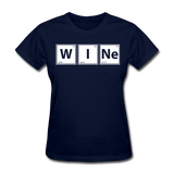 "WINe" - Women's T-Shirt navy / S - LabRatGifts - 8