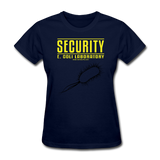 "Security E. Coli Laboratory" - Women's T-Shirt navy / S - LabRatGifts - 10