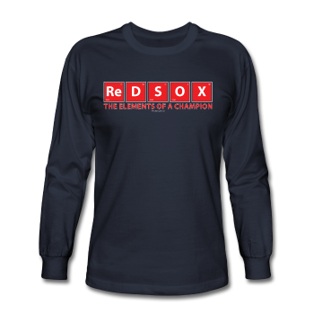 "Red Sox, The Elements Of A Champion" - Men's Long Sleeve T-Shirt