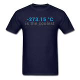 "-273.15 ºC is the Coolest" (gray) - Men's T-Shirt navy / S - LabRatGifts - 14