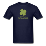 "Lucky Biologist" - Men's T-Shirt navy / S - LabRatGifts - 13