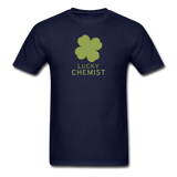"Lucky Chemist" - Men's T-Shirt navy / S - LabRatGifts - 14