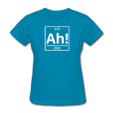 "Ah! The Element of Surprise" - Women's T-Shirt turquoise / S - LabRatGifts - 7