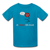 "A-Mean-Oh-Acid" - Kids T-Shirt turquoise / XS - LabRatGifts - 4