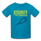"Security E. Coli Laboratory" - Kids' T-Shirt turquoise / XS - LabRatGifts - 3