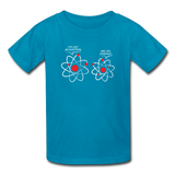 "I've Lost an Electron" - Kids' T-Shirt turquoise / XS - LabRatGifts - 3