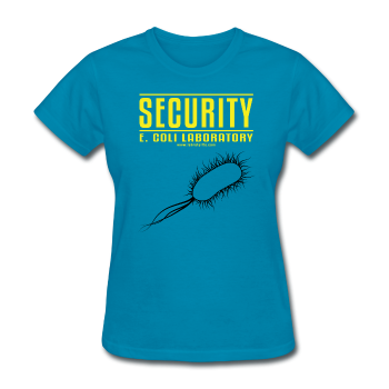 "Security E. Coli Laboratory" - Women's T-Shirt turquoise / S - LabRatGifts - 2