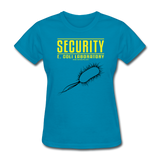 "Security E. Coli Laboratory" - Women's T-Shirt turquoise / S - LabRatGifts - 2