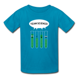 "Team Science" - Kids' T-Shirt turquoise / XS - LabRatGifts - 3