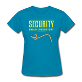 "Security Ebola Laboratory" - Women's T-Shirt turquoise / S - LabRatGifts - 3