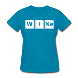 "WINe" - Women's T-Shirt turquoise / S - LabRatGifts - 5