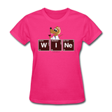 "Wine Periodic Table" - Women's T-Shirt fuchsia / S - LabRatGifts - 3