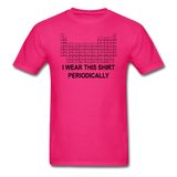 "I Wear this Shirt Periodically" (black) - Men's T-Shirt fuchsia / S - LabRatGifts - 7