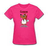 "Carbon, A Girls Best Friend" - Women's T-Shirt fuchsia / S - LabRatGifts - 2