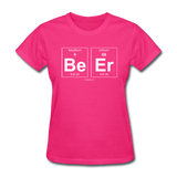"BeEr" - Women's T-Shirt fuchsia / S - LabRatGifts - 6