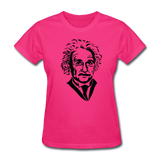 "Albert Einstein" - Women's T-Shirt fuchsia / S - LabRatGifts - 4