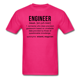 "Engineer" (black) - Men's T-Shirt fuchsia / S - LabRatGifts - 7