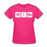 "WINe" - Women's T-Shirt fuchsia / S - LabRatGifts - 1