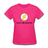 "Faster than 186,282 MPS" - Women's T-Shirt fuchsia / S - LabRatGifts - 4